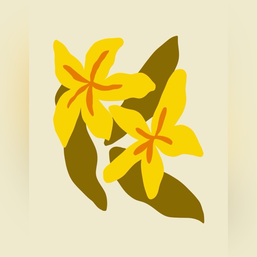 The Coconut Collective Collective Plumerias Hawaiian Art Print